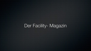 Der Facility – Magazin